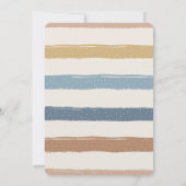 Invitation Cute Teddy Bear 1er anniversaire (Dos)