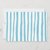 Invitation Cute Teddy Bear Boy Baby shower Photo (Dos)