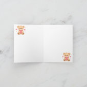 Invitation Cute Teddy Bear Holding Heart – Valentine Love Ill (Intérieur)