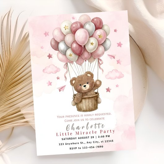 Invitation Cute Teddy Bear Party