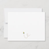 Invitation Cute Teddy Bear Pique-nique Anniversaire Fête Invi (Dos)