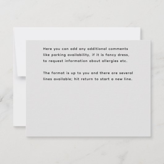 Invitation Cute Tiger Cub Jetant Un Coup D'Oeil Modèle Invita (Dos)