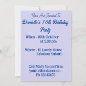 Invitation Cute Tuxedo Chat Anniversaire Fête Enfants Invitat (Dos)