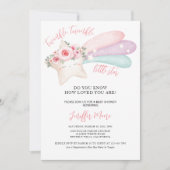 Invitation Cute Twinkle Twinkle Little Star Baby shower (Devant)