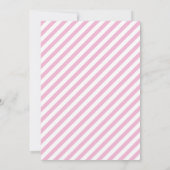 Invitation Cute Unicorn Dabbing Enfants Filles Anniversaire (Dos)