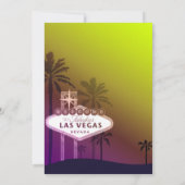 Invitation Cute Unique Viva Las Vegas Mariage (Dos)