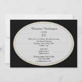 Invitation Cute Vintage Kittens 35e anniversaire (Dos)