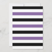 Invitation Cute Violet Spooktacular Enfants Halloween Anniver (Dos)