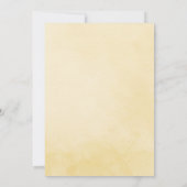 Invitation Cute Watercolor Car bébé garçon Baby shower Drive- (Dos)