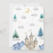 Invitation Cute Watercolor Dragon 1st Birthday (Dos)