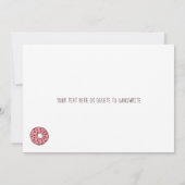 Invitation Cute We Go Together Like Donuts & Coffee Valentine (Dos)