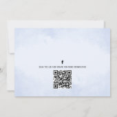 Invitation Cute Whimsical Fun Pool Party QR Code Social Media (Dos)