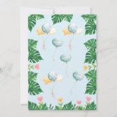 Invitation Cute Wild One Jungle Safari animal Anniversaire (Dos)