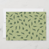 Invitation Cute Wild, Young & Three Jungle 3e fête d'annivers (Dos)