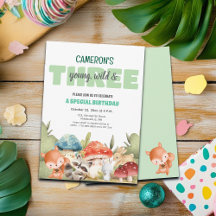 Cute Woodland Animals 3rd Birthday Party 