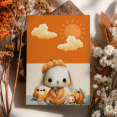 Invitation Cute Woodland Animals Autumn Fall Kids' Birthday