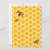 Invitation Cute Yellow Honeycomb Mommy to Bee Baby Shower (Dos)