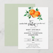Invitation Cutie | Baby shower d'arrosage pour bébé (Devant / Derrière)