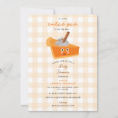 Invitation Cutie Citrouille Pie Automne Baby shower d'automne (Devant)