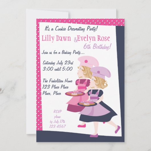 Invitation Cutie de cuisson (Devant)
