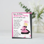 Invitation Cutie de cuisson (Debout devant)