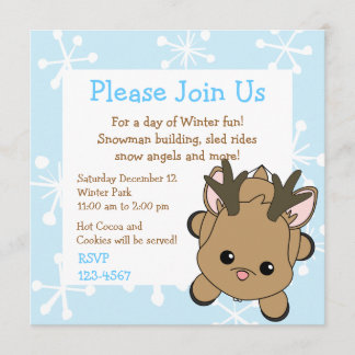 Invitation Cutie Deer