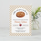Invitation Cutie Pie Apple Pie Thanksgiving Baby shower (Debout devant)