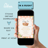 Invitation Cutie Pie Fall Pumpkin Pie Baby Shower