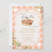 Invitation Cutie Pie Fall Pumpkin Pie Baby Shower (Devant)