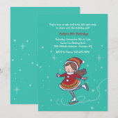 Invitation Cutie sur l'invitation sur glace (Devant / Derrière)