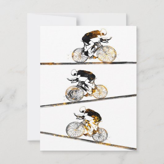 Invitation Cyclisme (Dos)