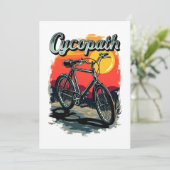 Invitation Cycopath : Conception du vélo couché de soleil (Debout devant)