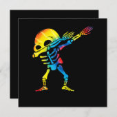 Invitation Dab Hip Hop Skulla (Devant / Derrière)