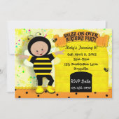 Invitation d'abeille d'anniversaire (Devant)