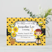 Invitation d'abeille douce (Debout devant)