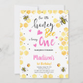 Invitation d'abeille jaune (Devant)