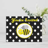 Invitation d'abeilles bourdonnantes - Jaune / Noir (Debout devant)