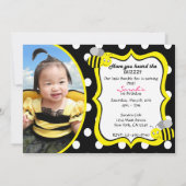 Invitation d'abeilles bourdonnantes - Jaune / Noir (Dos)