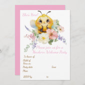 Invitation d'abeilles chères (Devant / Derrière)