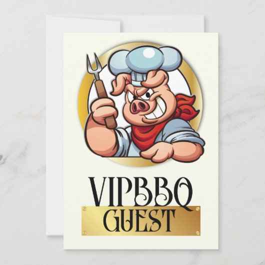 Invitation d'accès VIP (Devant)