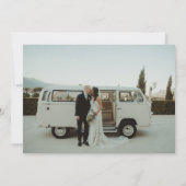 Invitation d'accueil de Mariage floral tropical (Dos)