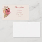 Invitation d'accueil victorien simple (Devant / Derrière)