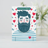 Invitation Dad, I'm so grateful (Debout devant)