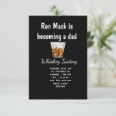 Invitation Dadchelor whiskey (Debout devant)