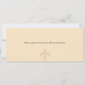 Invitation Daddy Daughter Dance Paris France Boarding Pass (Dos)