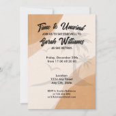 Invitation d'adieu de la société de retraite (Devant)