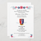 Invitation d'adieu du conjoint militaire Télécharg (Devant / Derrière)