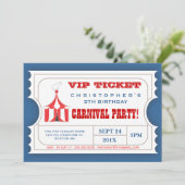 Invitation d'admission de billet de partie de (Debout devant)