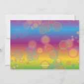 Invitation d'admission de billets de la fête des a (Dos)