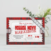 Invitation d'admission du Movie Ticket Horror Movi (Debout devant)
